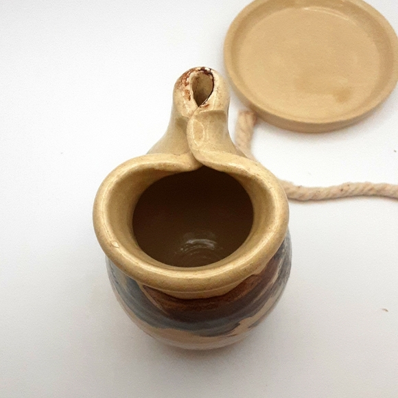 Vintage Sevierville Pottery Tree Art Genie Lamp - Picture 13 of 13